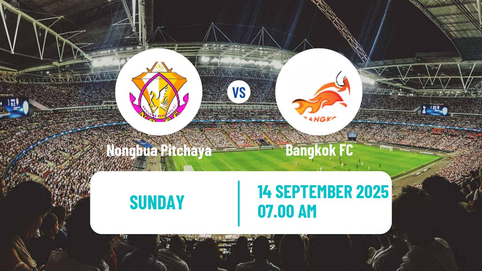 Soccer Thai League 2 Nongbua Pitchaya - Bangkok FC