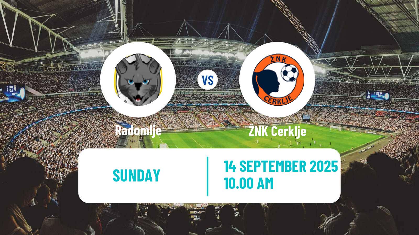 Soccer Slovenian 1 SZNL Women Radomlje - Cerklje
