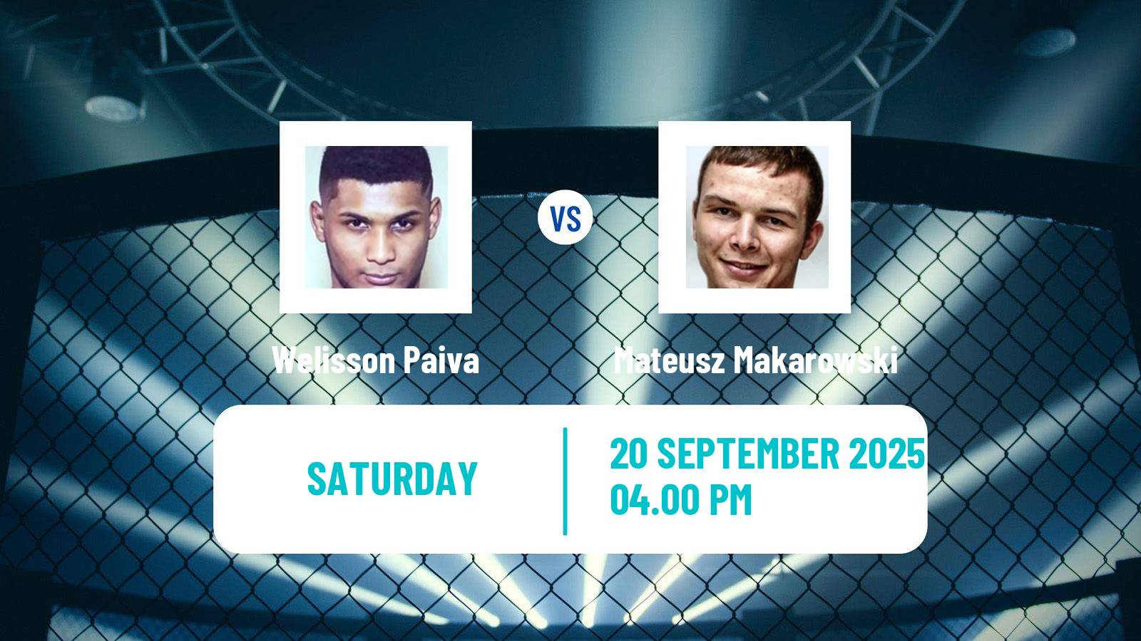 MMA Lightweight Ksw Men Welisson Paiva - Mateusz Makarowski