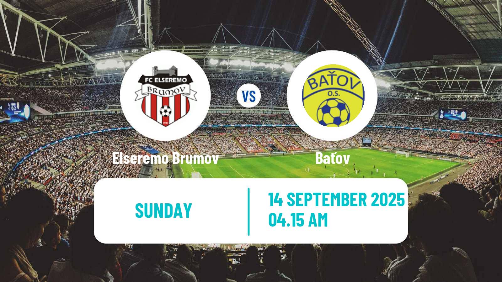 Soccer Czech Division E Elseremo Brumov - Baťov