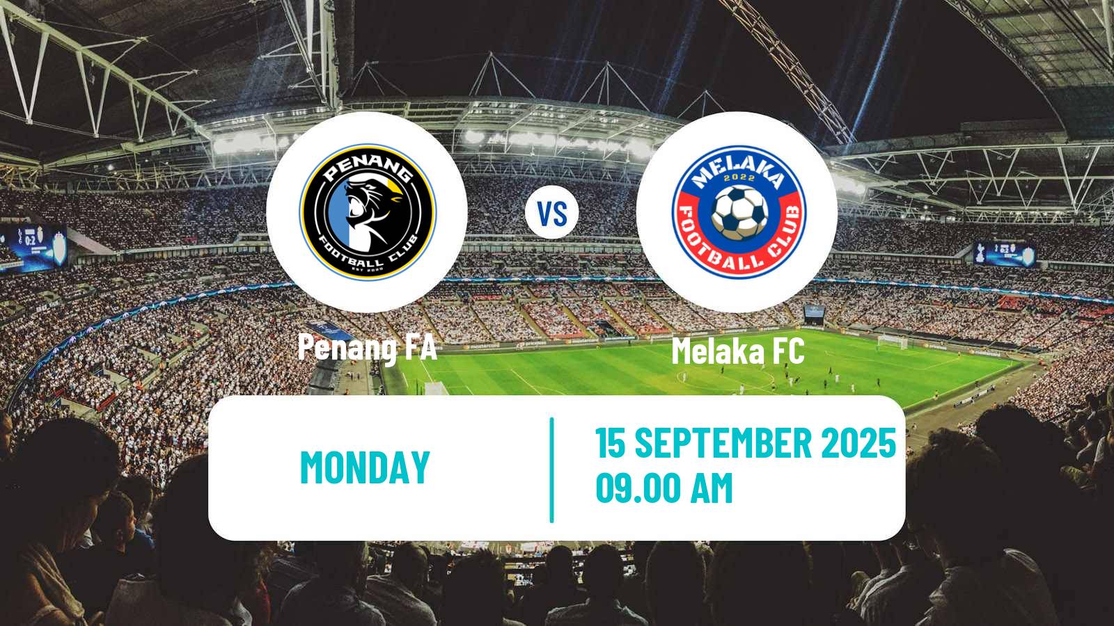 Soccer Malaysian FA Cup Penang - Melaka