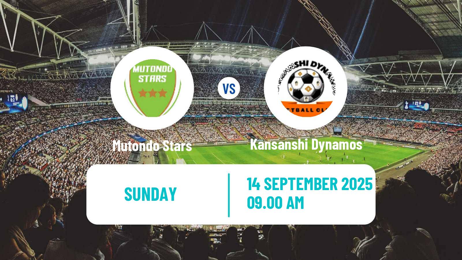 Soccer Zambian Premier League Mutondo Stars - Kansanshi Dynamos
