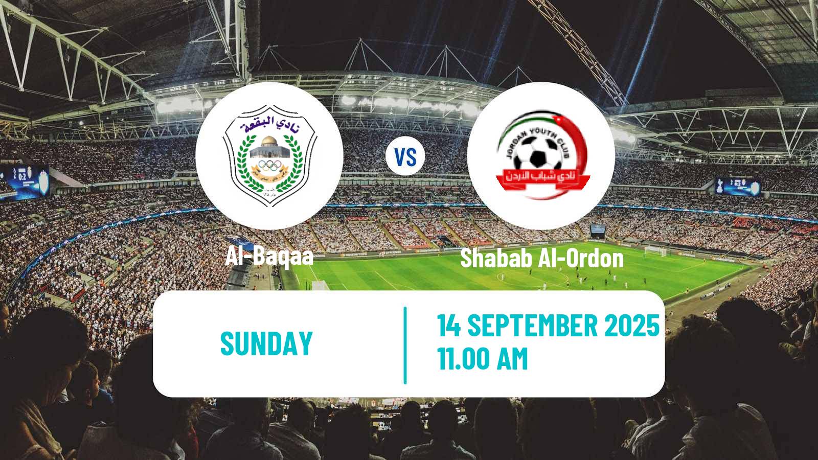 Soccer Jordan Premier League Al-Baqaa - Shabab Al-Ordon