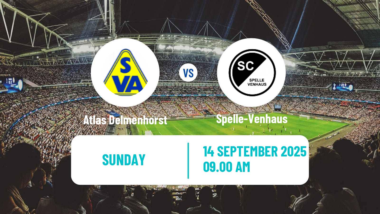 Soccer German Oberliga Niedersachsen Atlas Delmenhorst - Spelle-Venhaus
