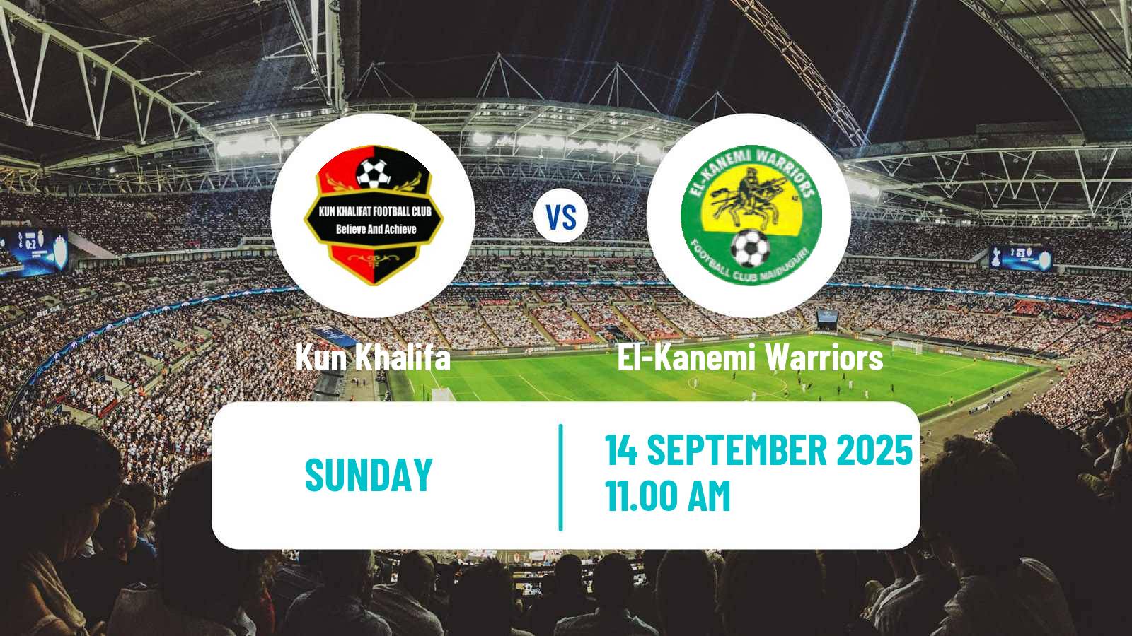 Soccer Nigerian Premier League Kun Khalifa - El-Kanemi Warriors