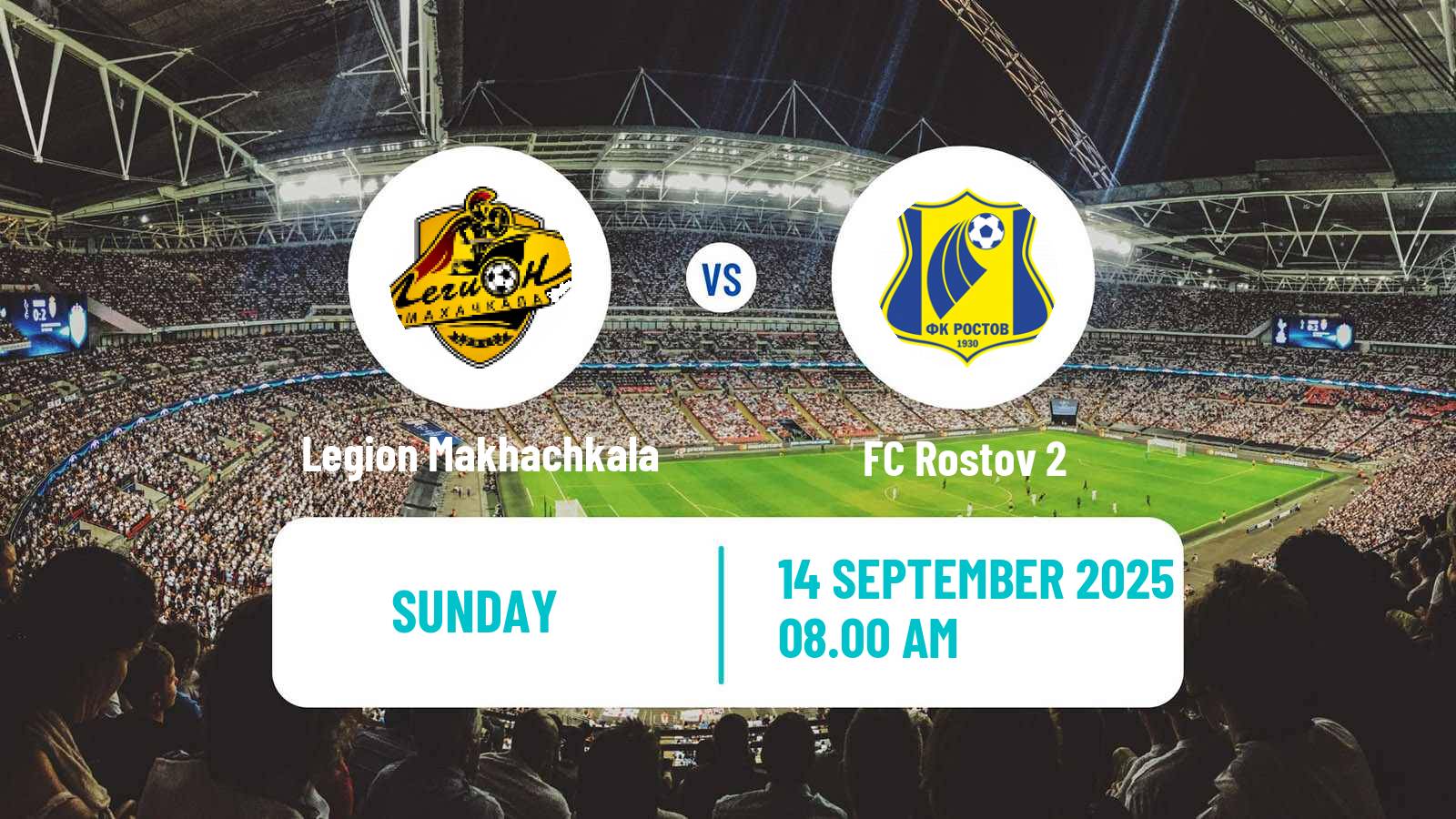 Soccer FNL 2 Division B Group 1 Legion Makhachkala - Rostov 2