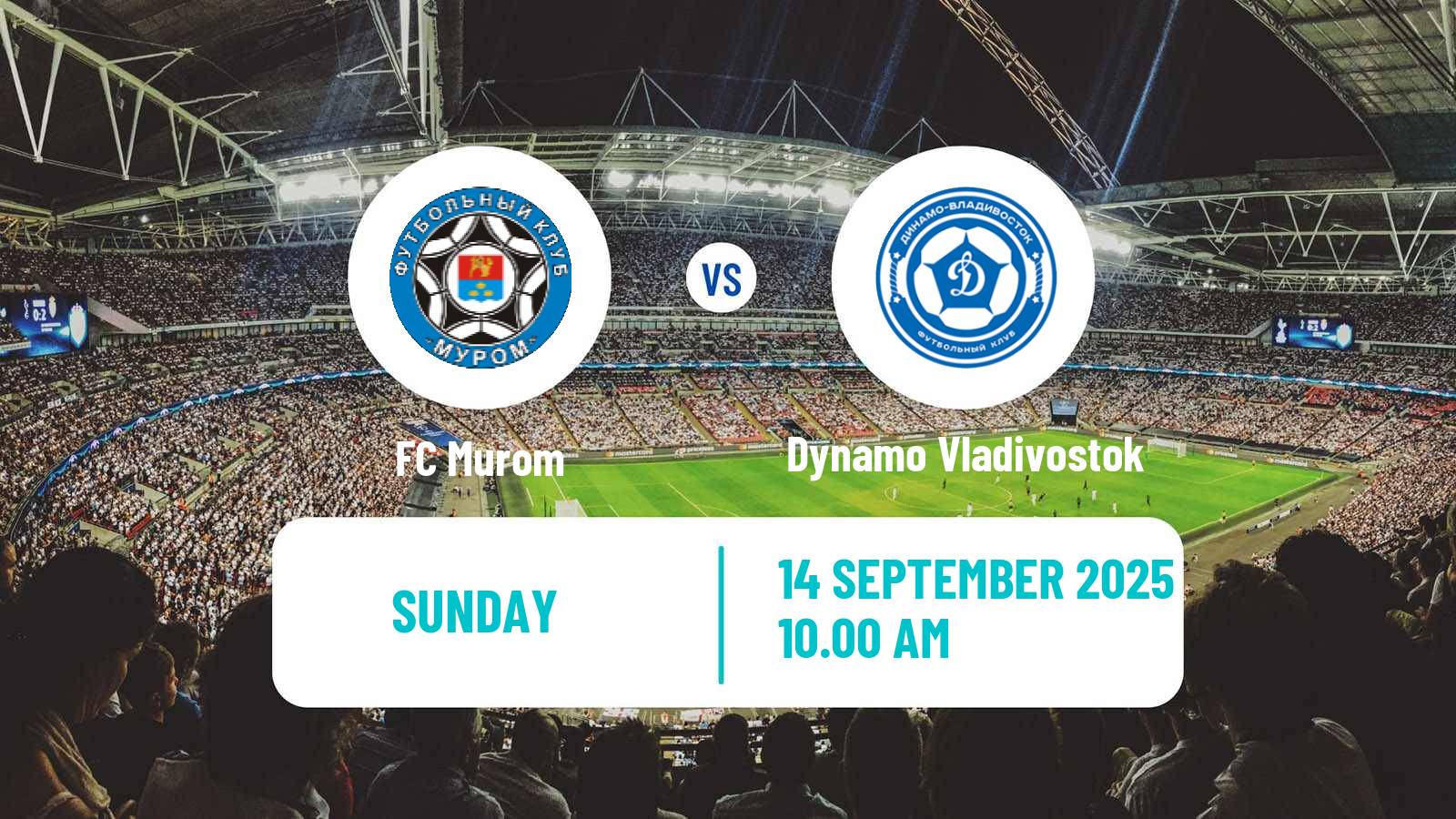 Soccer Russian FNL 2 Division A Silver Murom - Dynamo Vladivostok