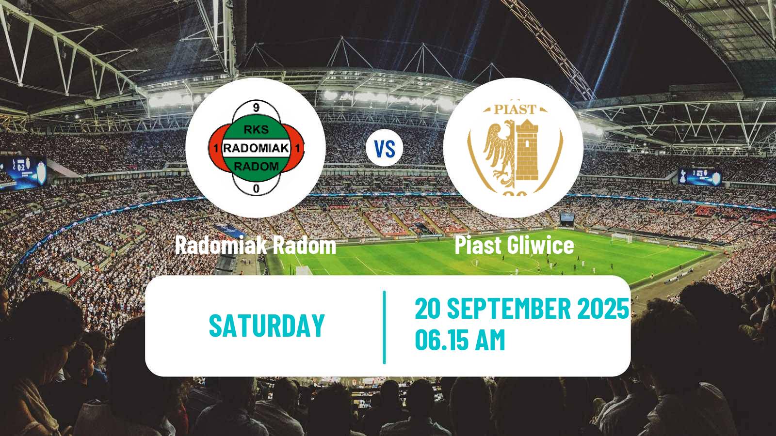 Soccer Polish Ekstraklasa Radomiak Radom - Piast Gliwice