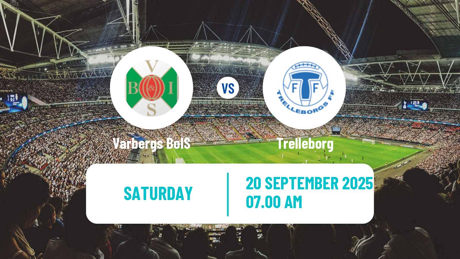 Soccer Swedish Superettan Varbergs BoIS - Trelleborg