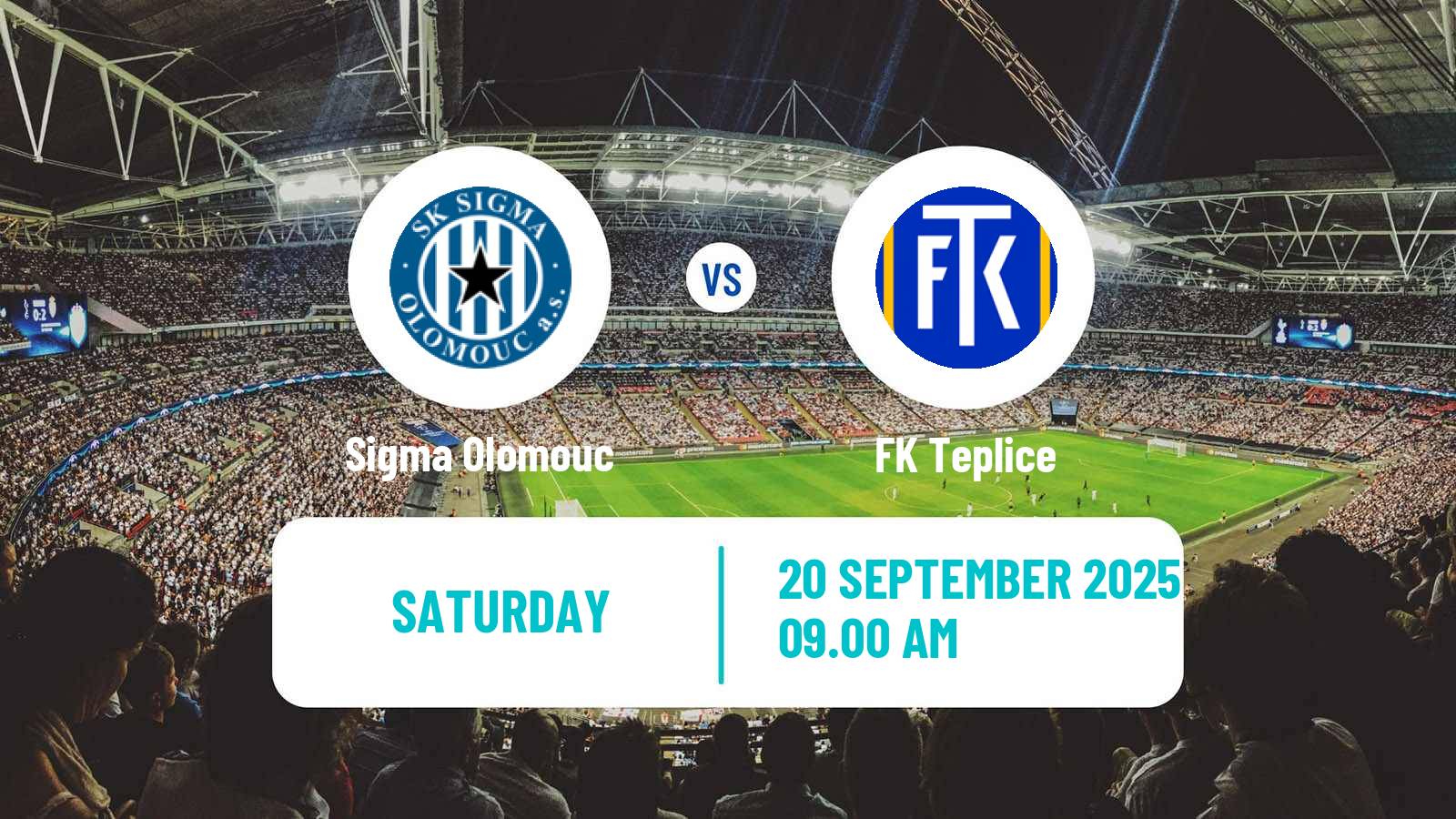 Soccer Czech 1 Liga Sigma Olomouc - Teplice