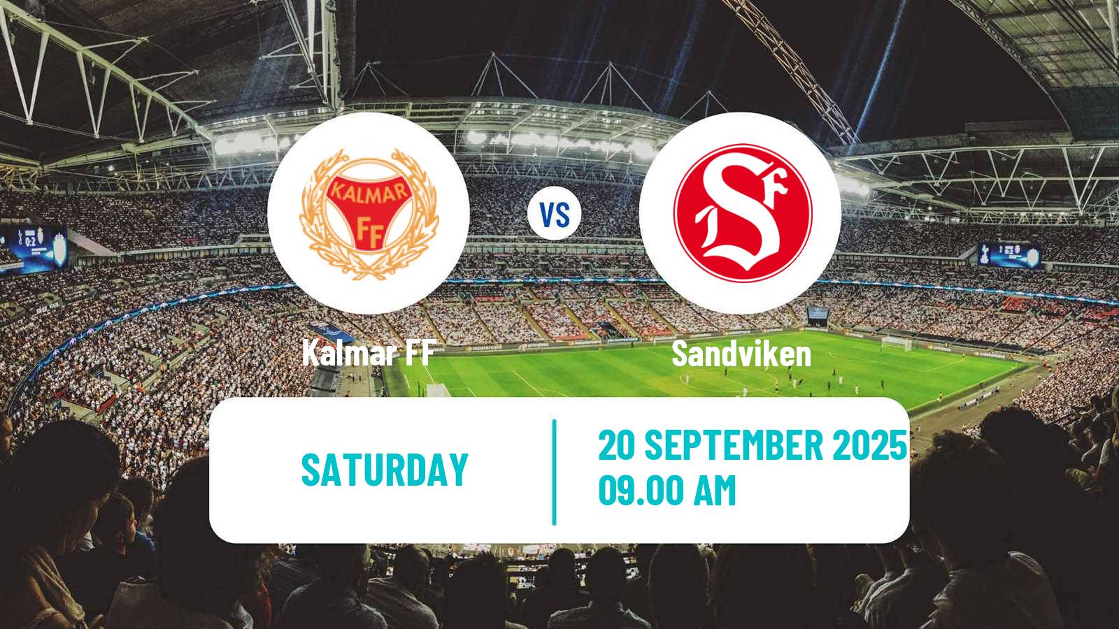 Soccer Swedish Superettan Kalmar - Sandviken