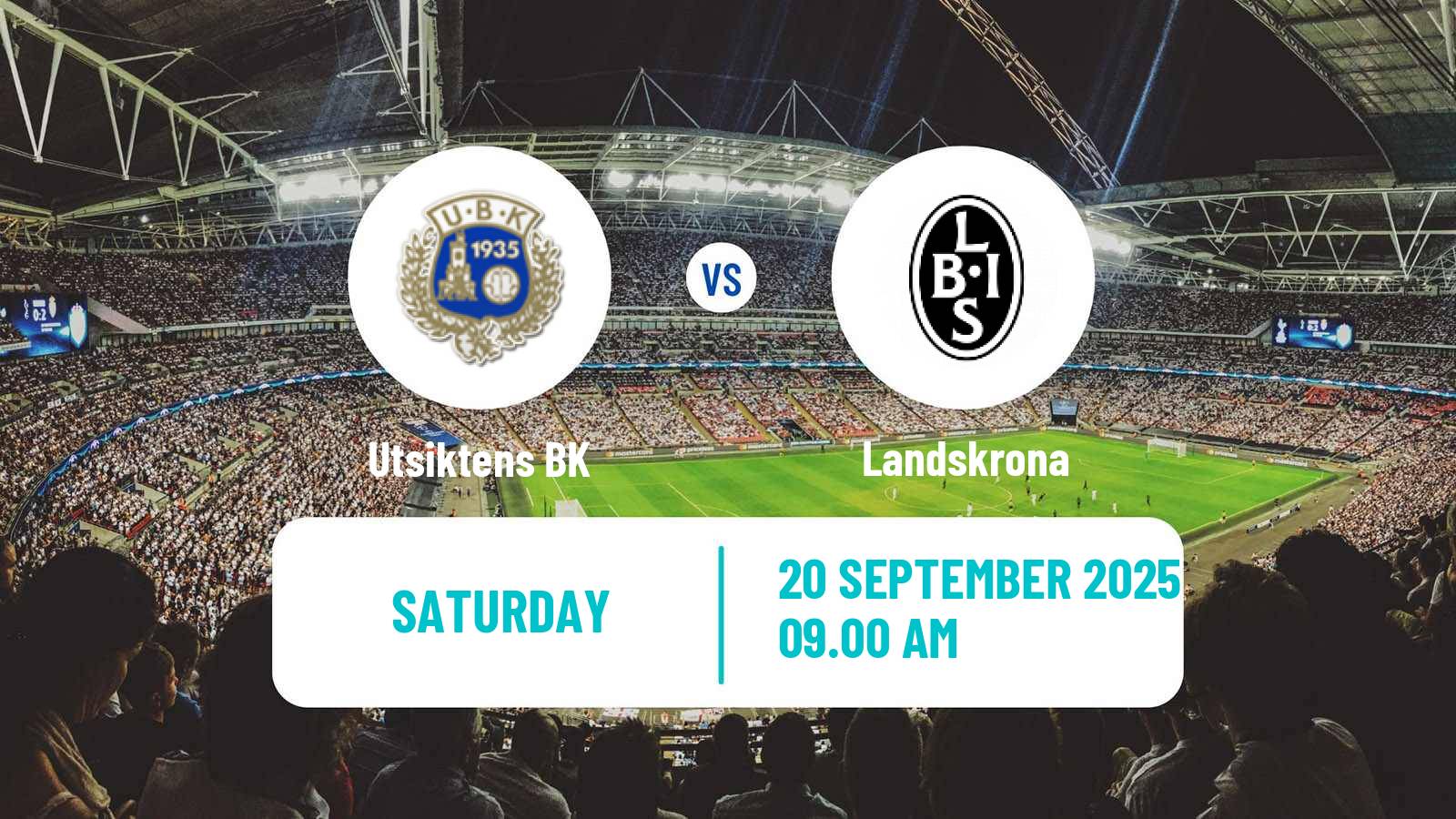 Soccer Swedish Superettan Utsikten - Landskrona