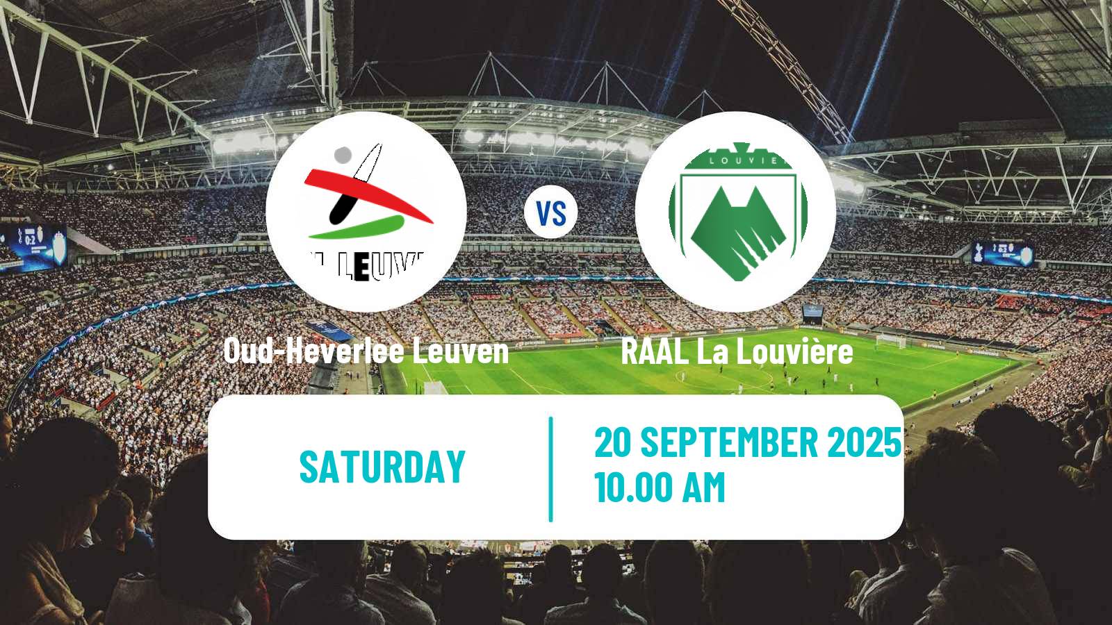 Soccer Belgian Jupiler Pro League Oud-Heverlee Leuven - RAAL La Louvière