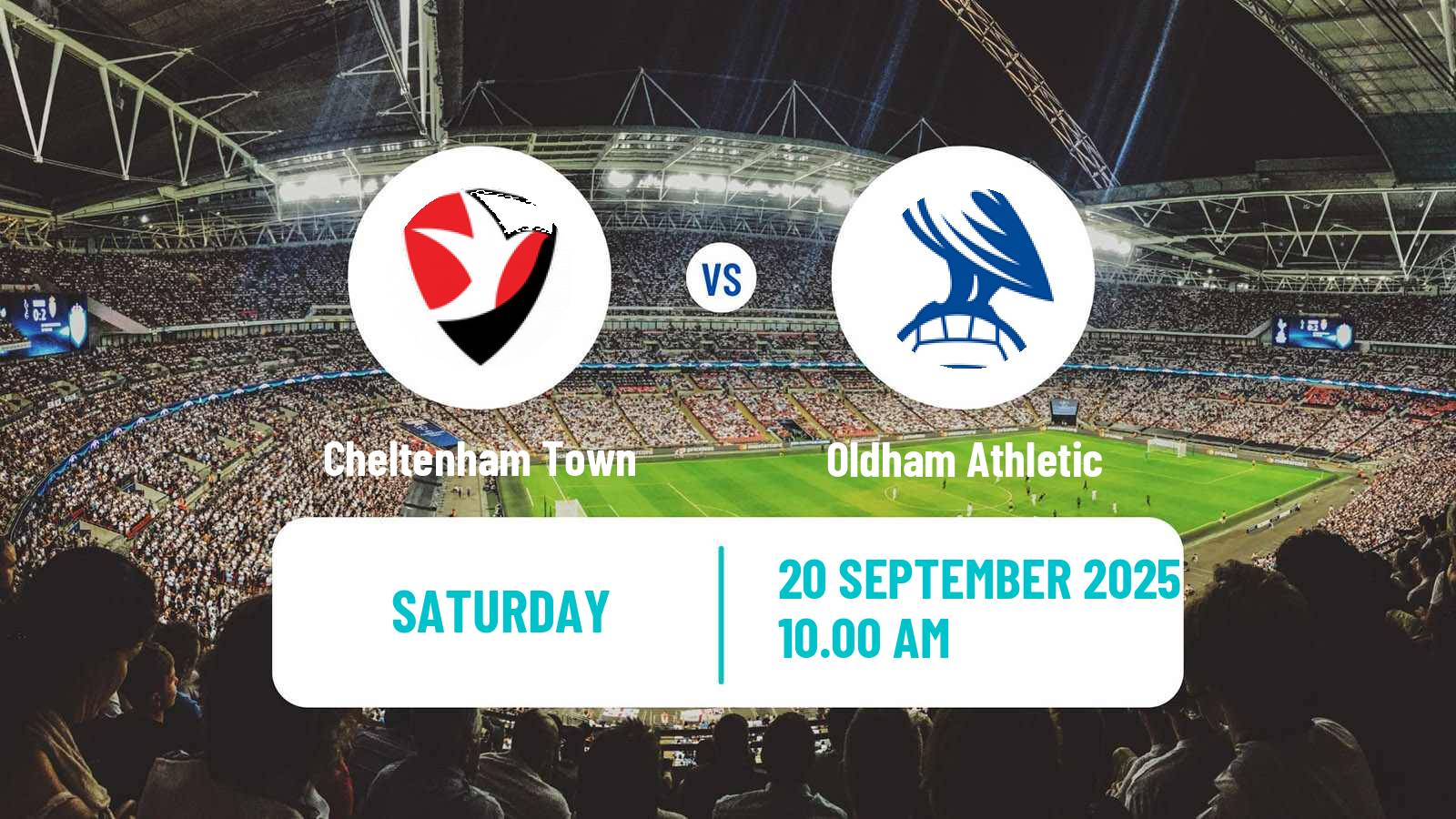 Soccer English League Two Cheltenham Town - Oldham Athletic