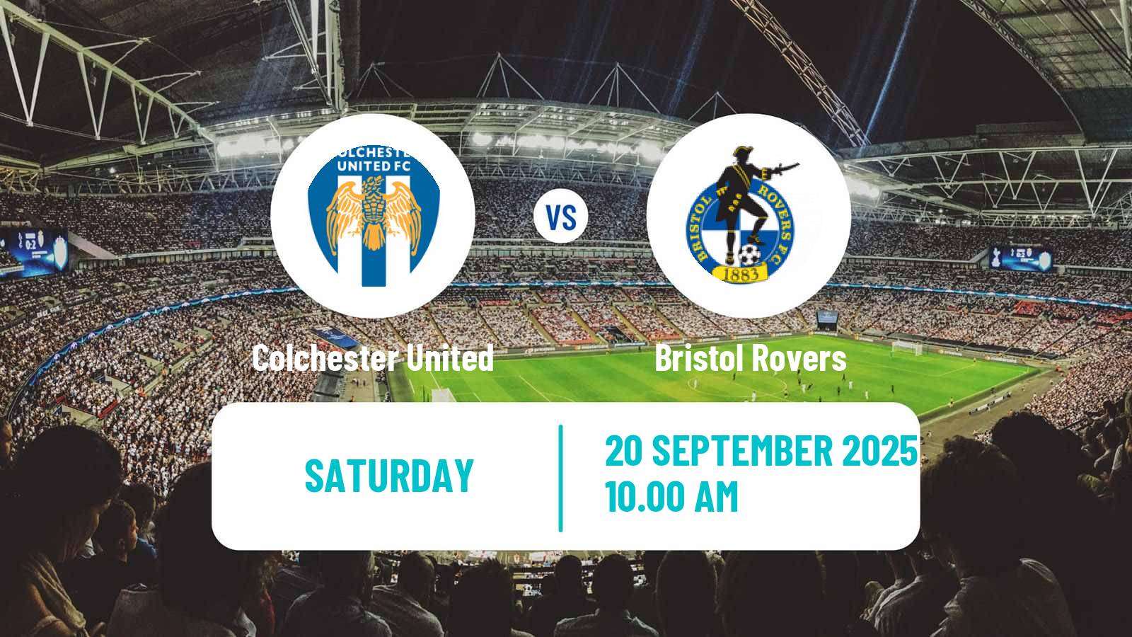 Soccer English League Two Colchester United - Bristol Rovers