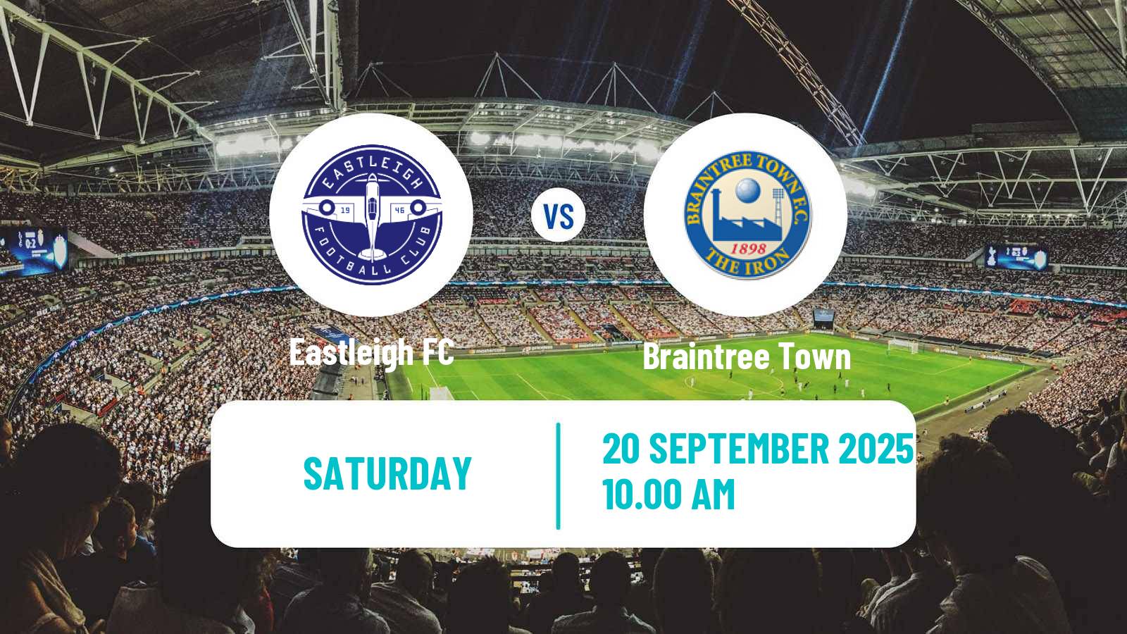 Soccer English National League Eastleigh - Braintree Town