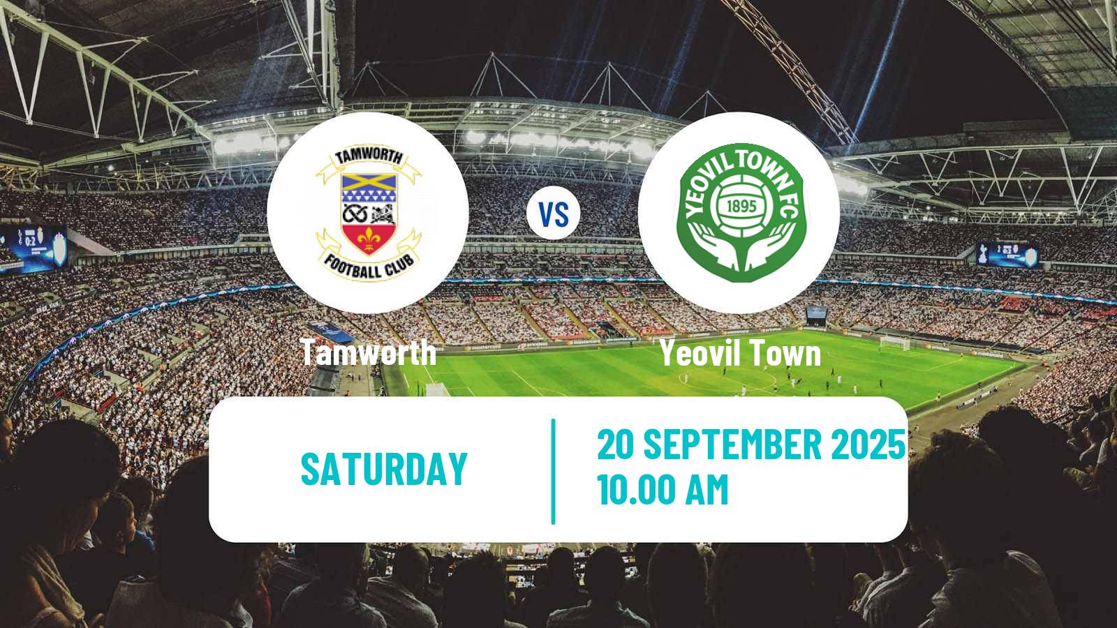 Soccer English National League Tamworth - Yeovil Town