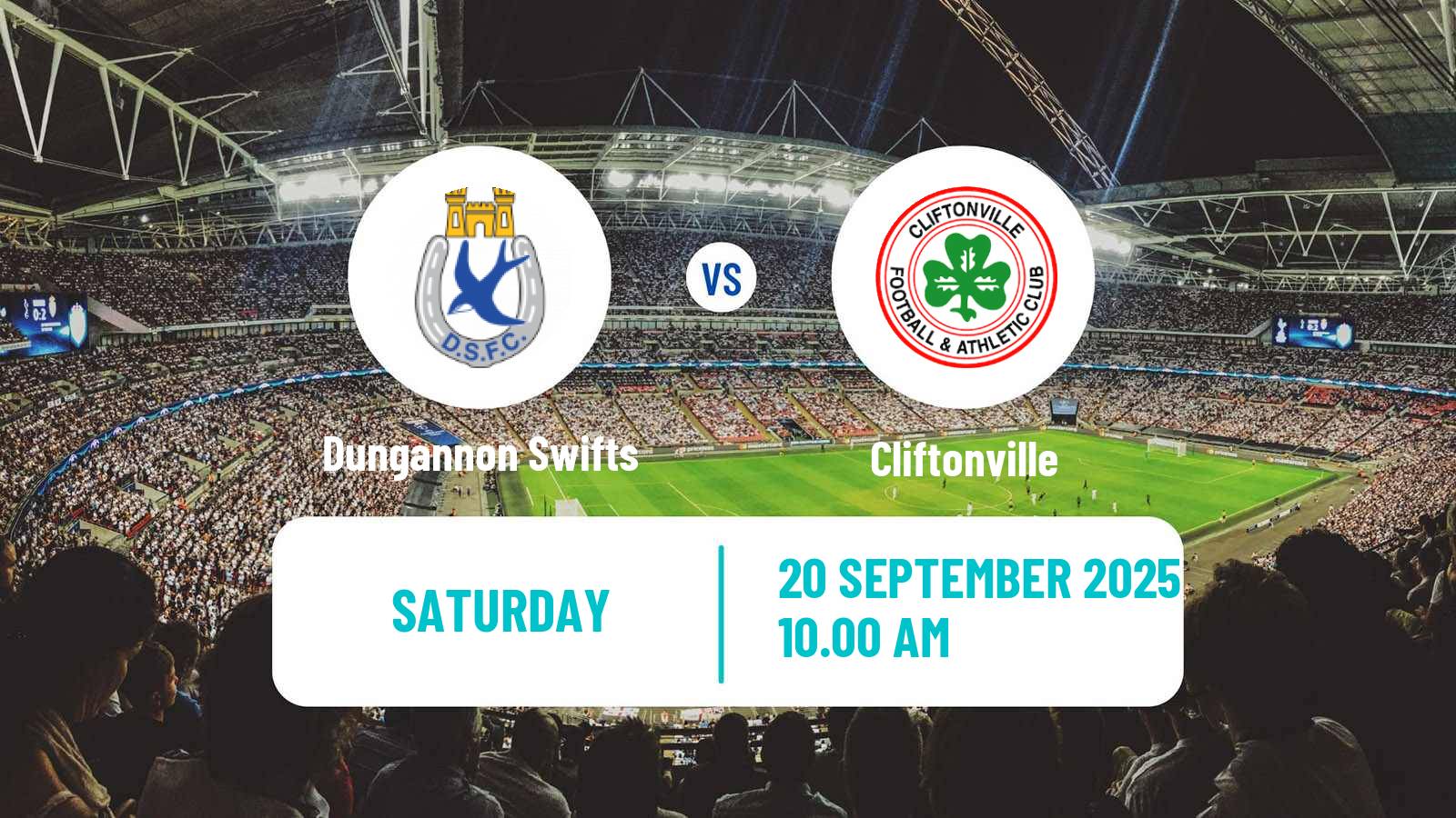 Soccer Northern Irish Premiership Dungannon Swifts - Cliftonville