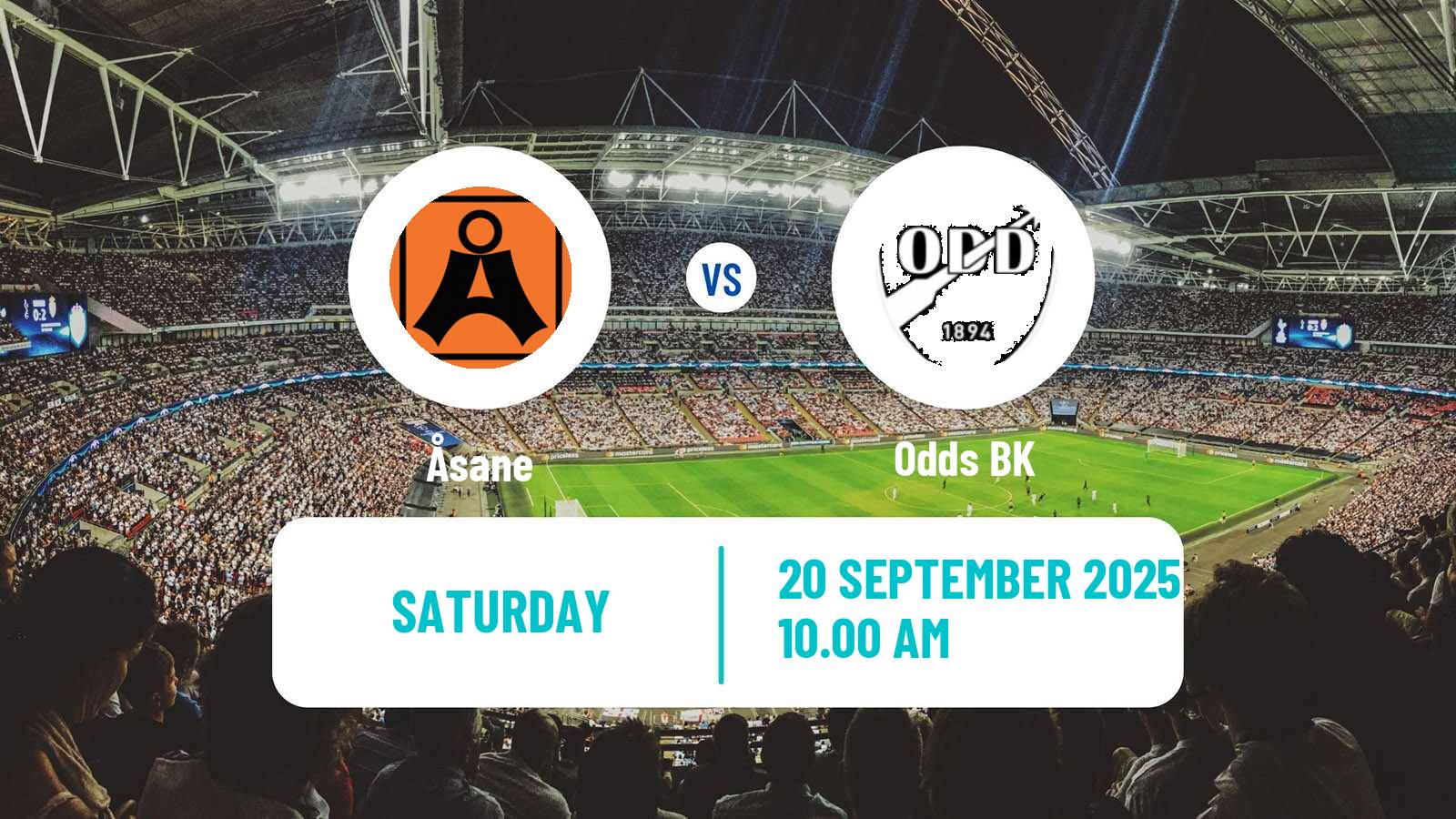 Soccer Norwegian Adeccoligaen Åsane - Odd