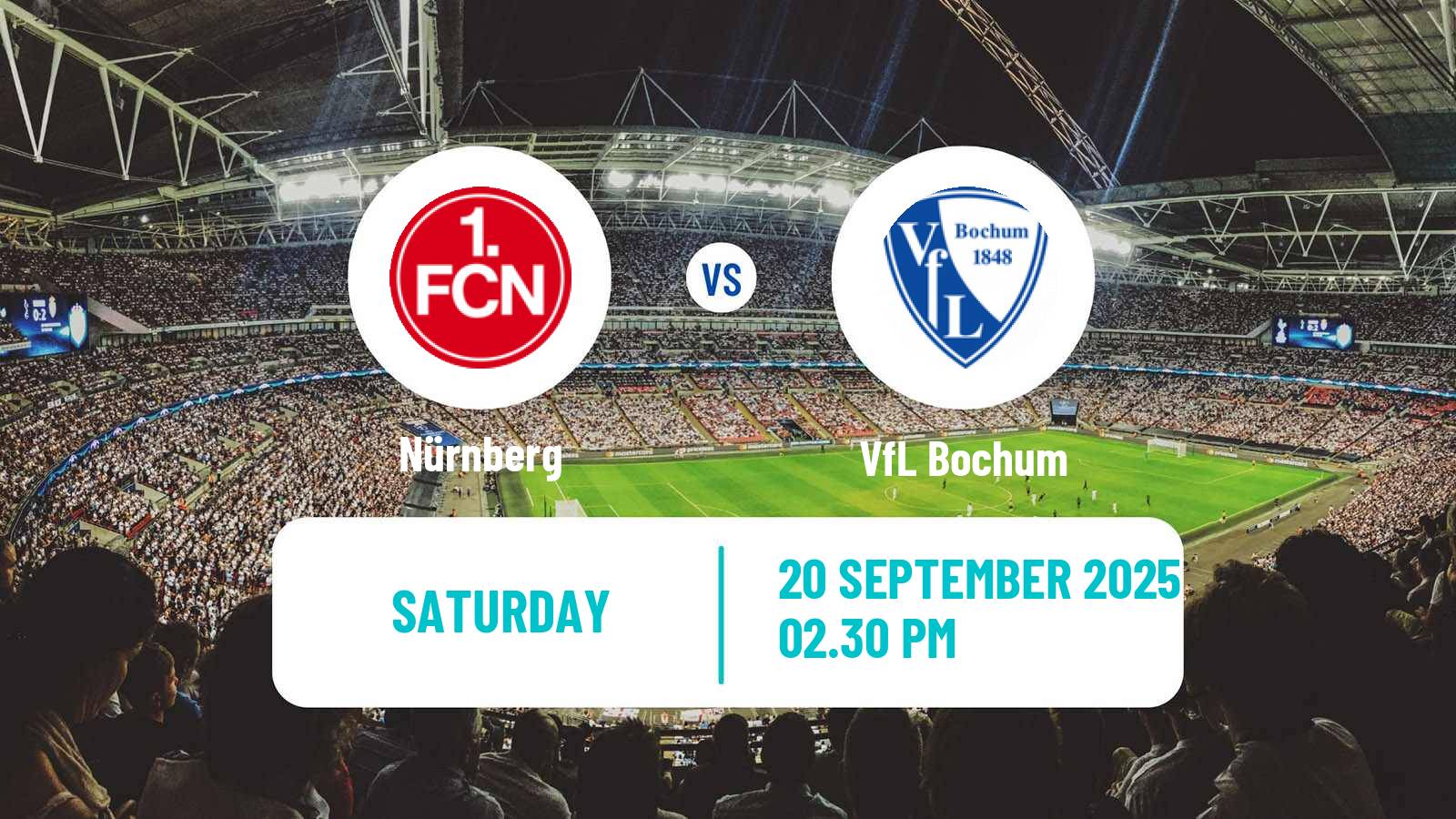 Soccer German 2 Bundesliga Nürnberg - Bochum