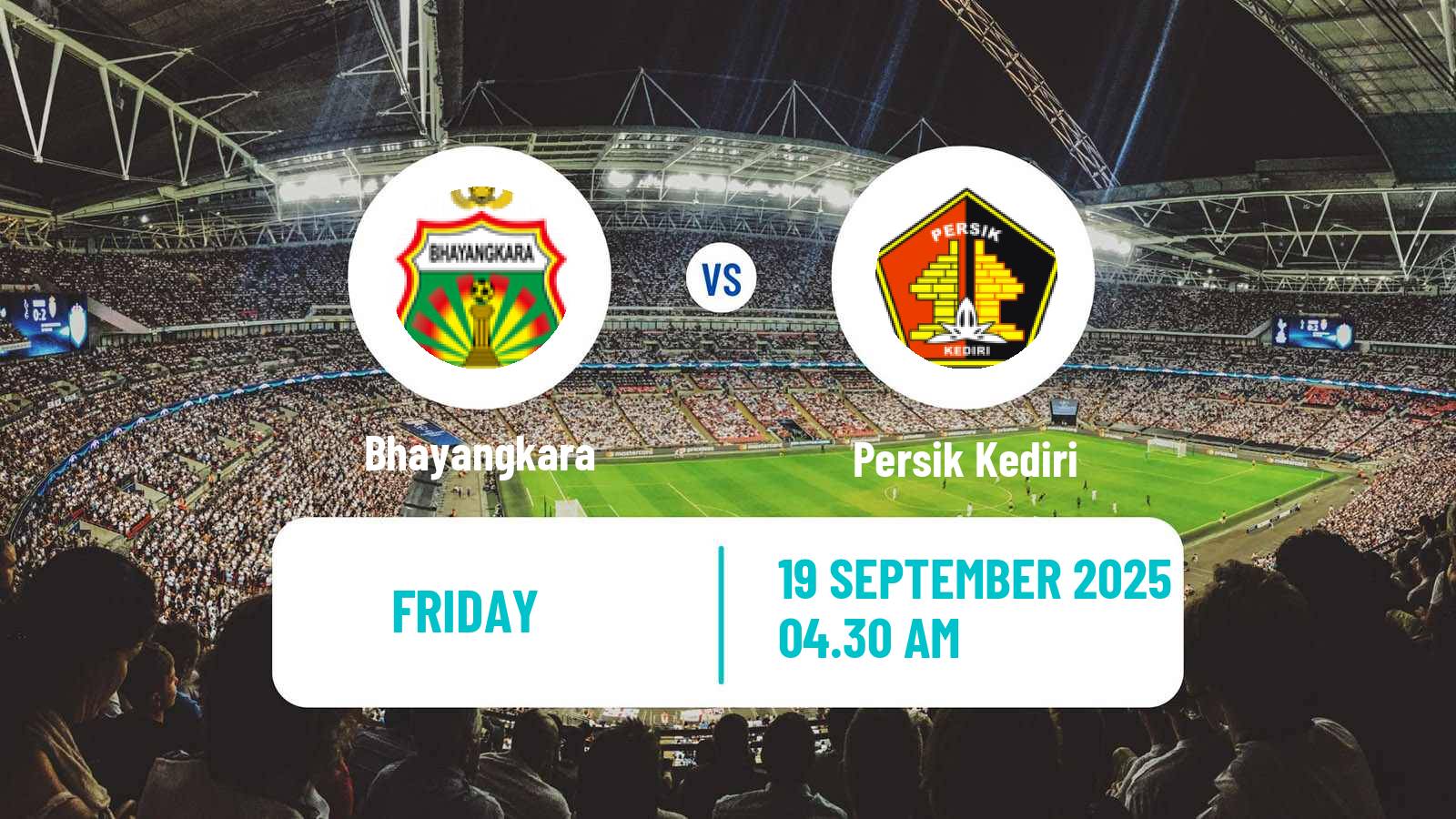 Soccer Indonesian Liga 1 Bhayangkara - Persik Kediri