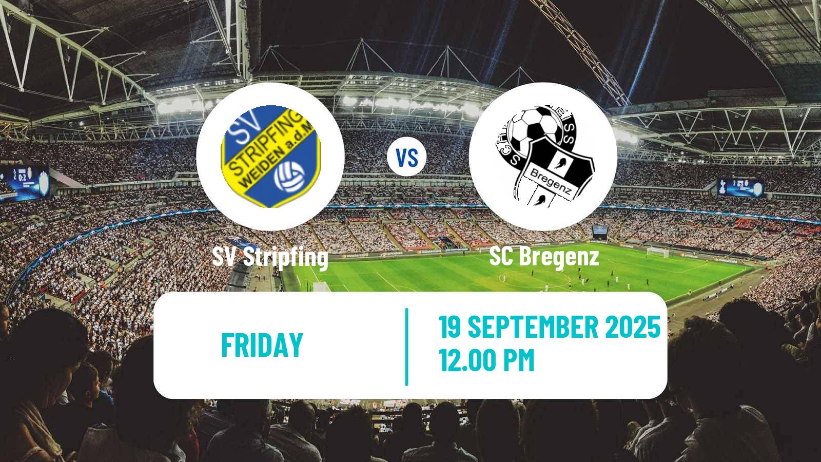 Soccer Austrian 2 Liga Stripfing - Bregenz