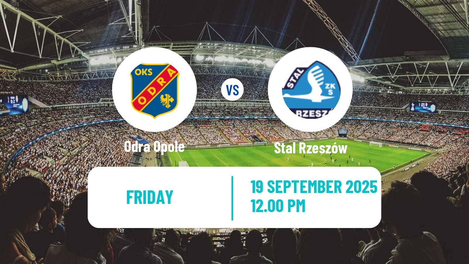 Soccer Polish Division 1 Odra Opole - Stal Rzeszów