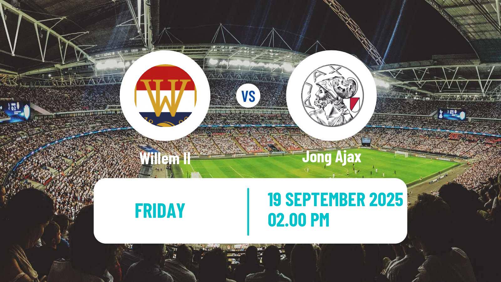 Soccer Dutch Eerste Divisie Willem II - Jong Ajax
