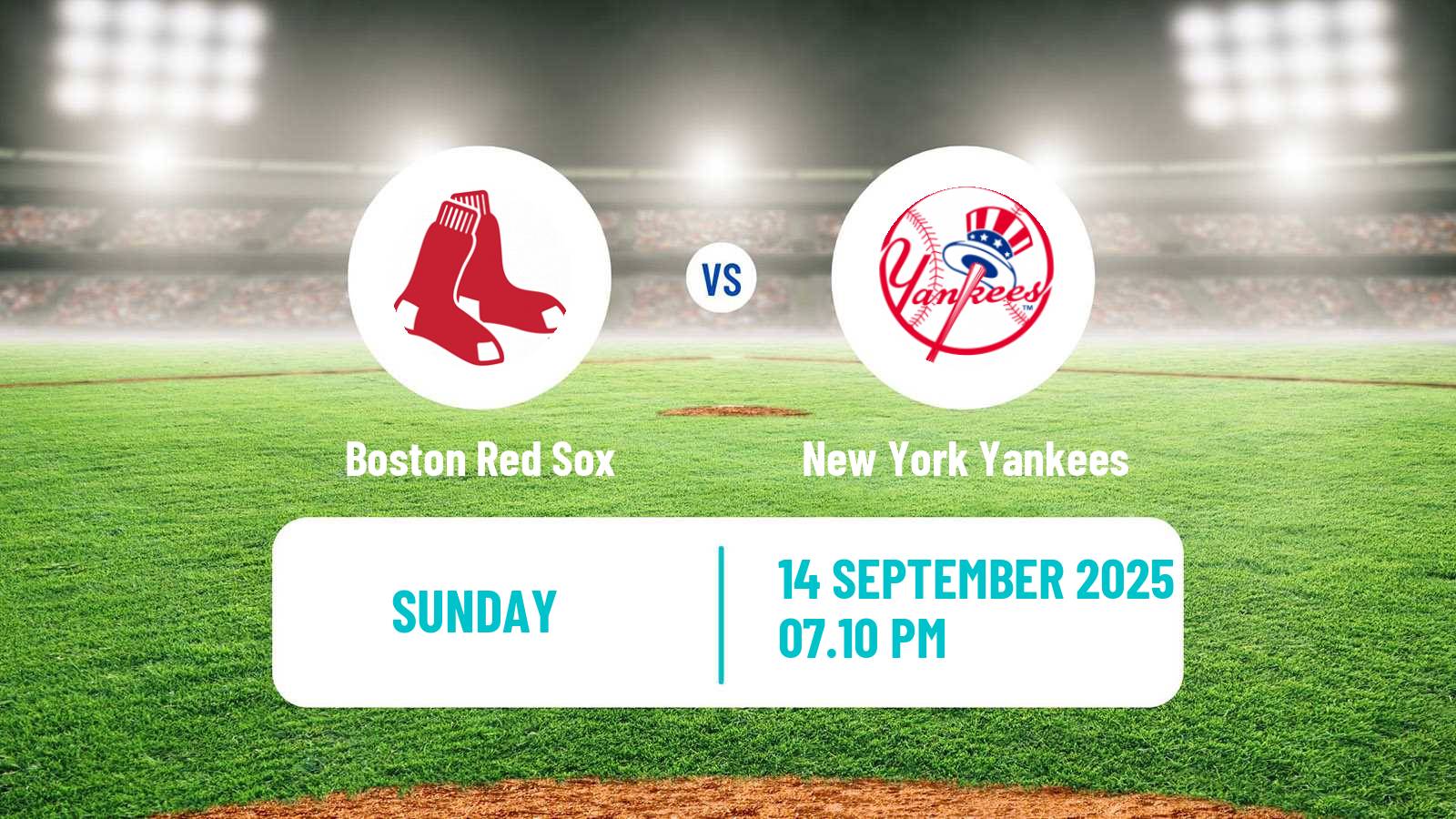 Baseball MLB Boston Red Sox - New York Yankees