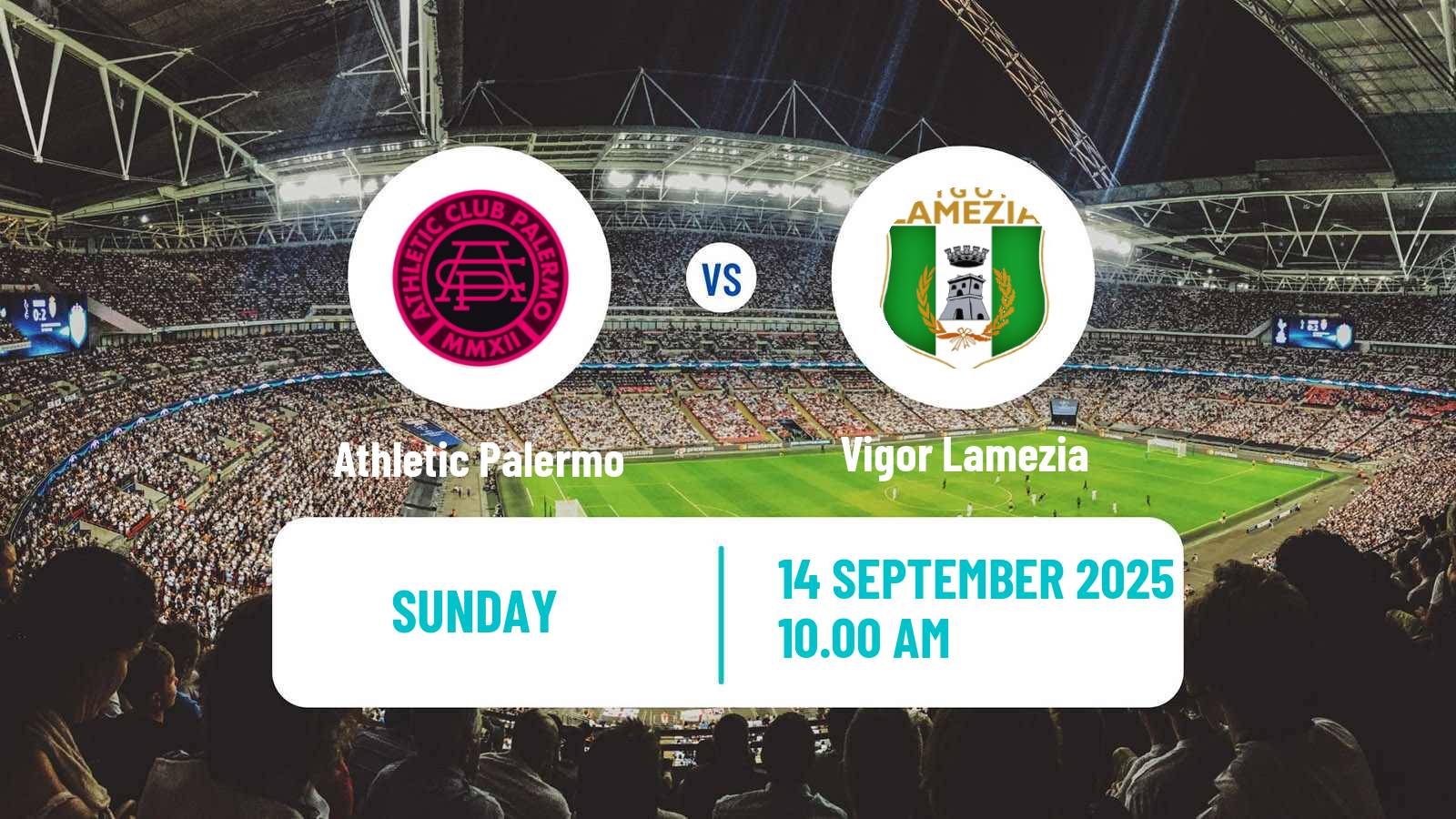 Soccer Italian Serie D - Group I Athletic Palermo - Vigor Lamezia