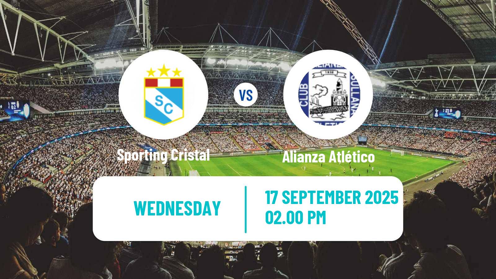 Soccer Peruvian Liga 1 Sporting Cristal - Alianza Atlético