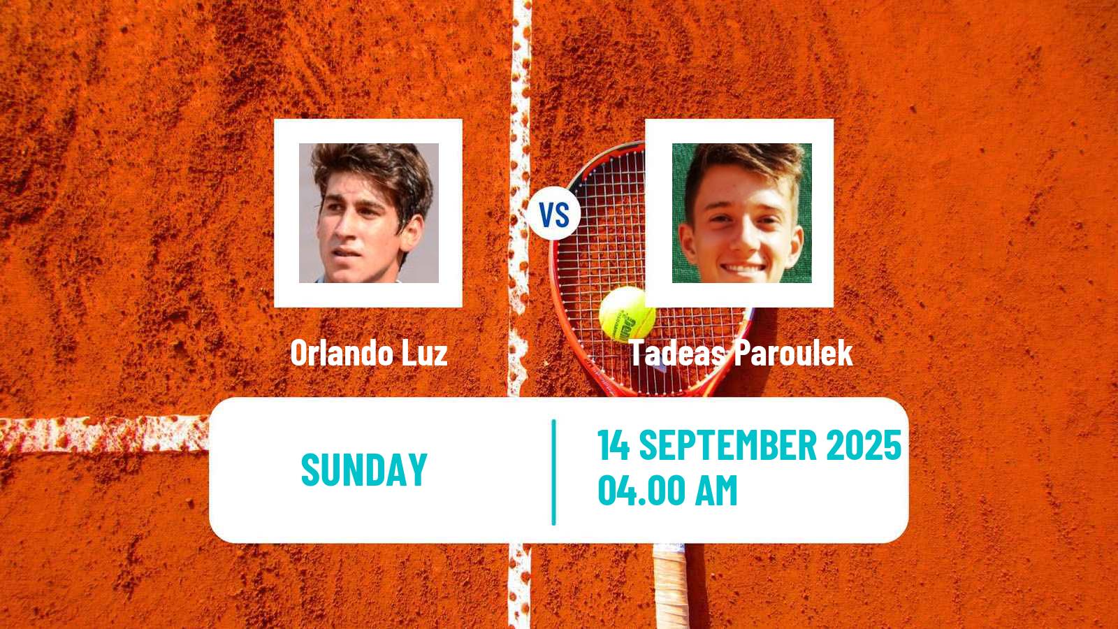 Tennis Bad Waltersdorf Challenger Men Orlando Luz - Tadeas Paroulek