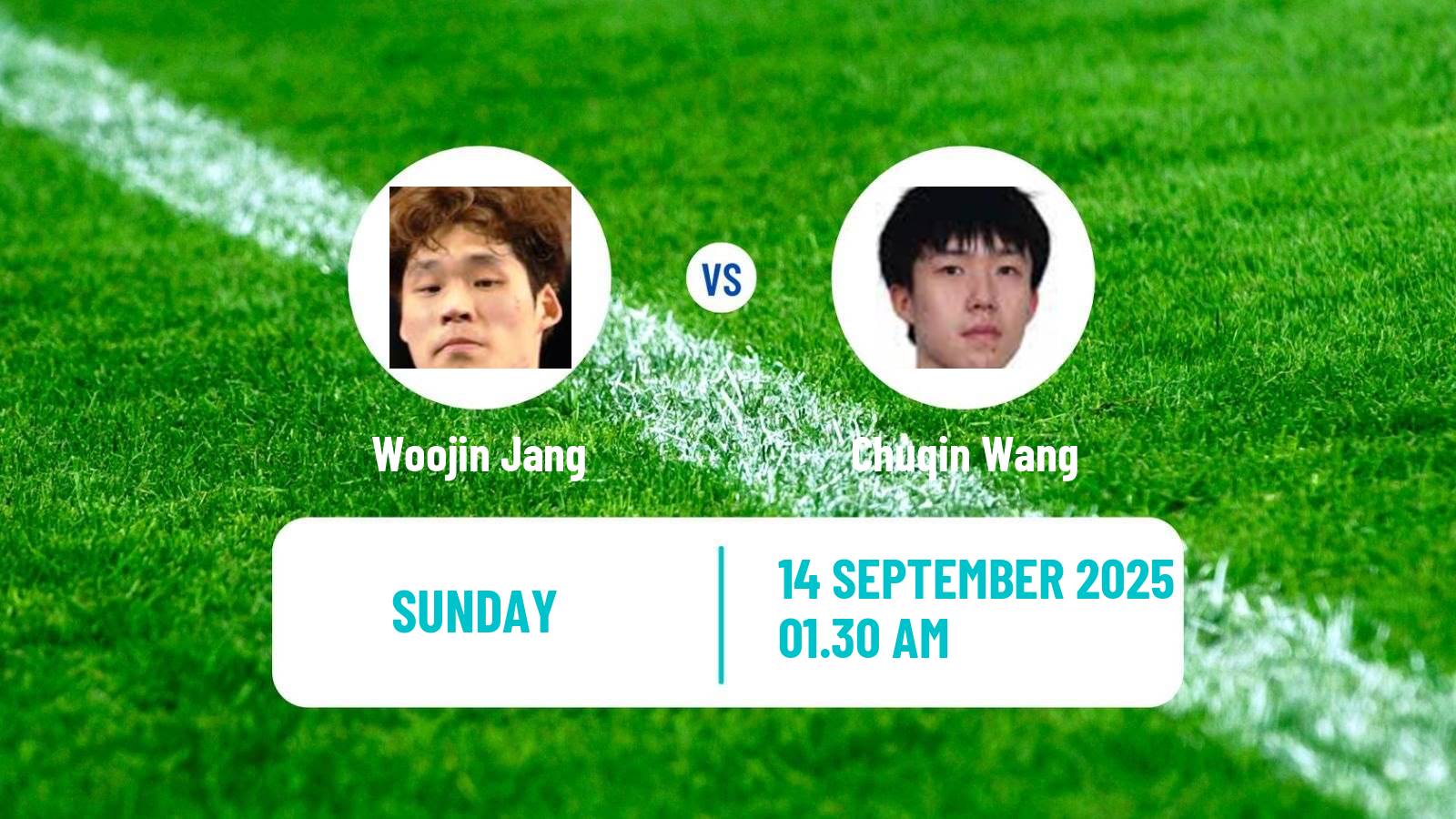 Table tennis Wtt Champions Macao Men Woojin Jang - Chuqin Wang