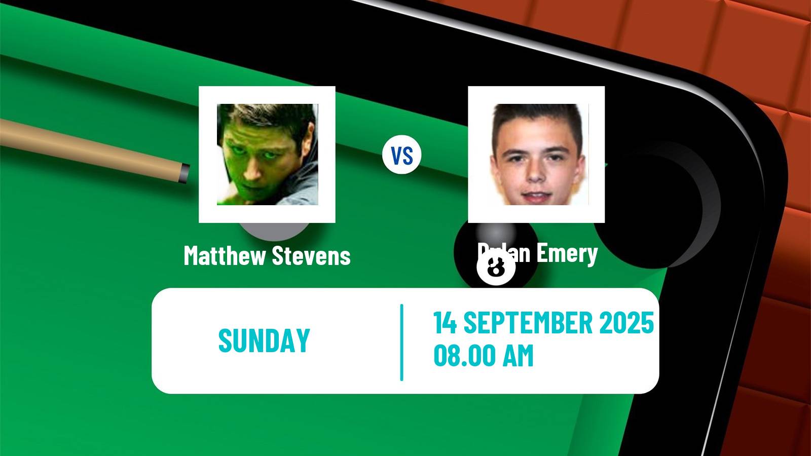 Snooker English Open Matthew Stevens - Dylan Emery
