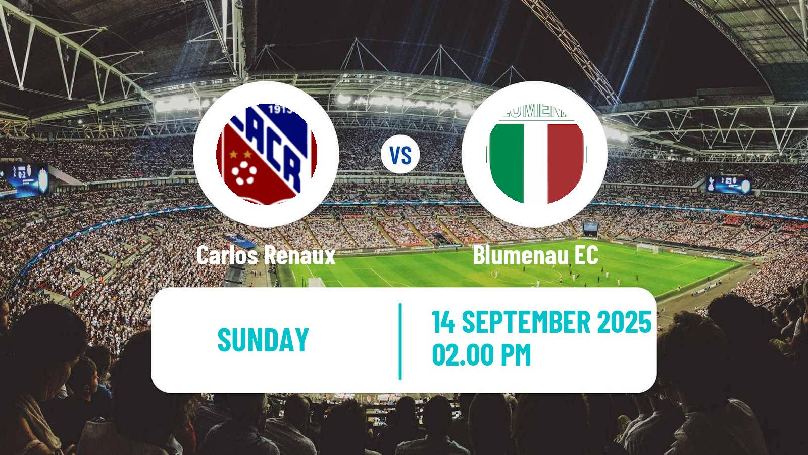 Soccer Brazilian Copa Santa Catarina Carlos Renaux - Blumenau