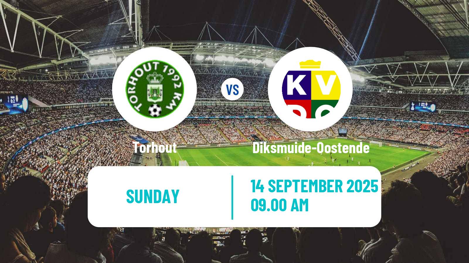 Soccer Belgian Second Amateur Division Group A Torhout - Diksmuide-Oostende