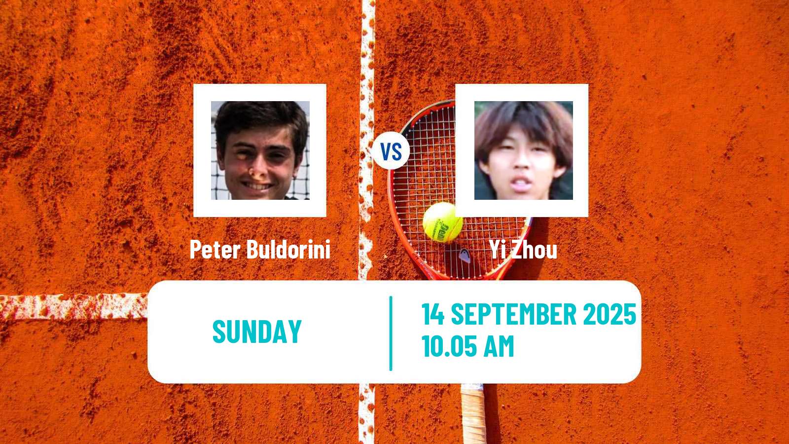 Tennis Davis Cup World Group II Peter Buldorini - Yi Zhou