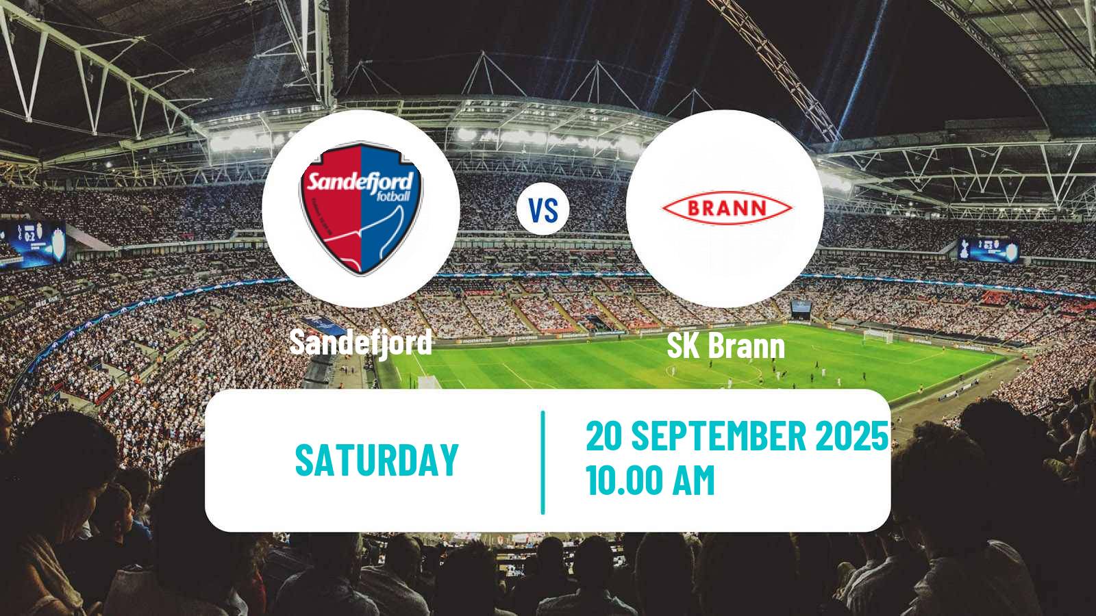Soccer Norwegian Eliteserien Sandefjord - Brann
