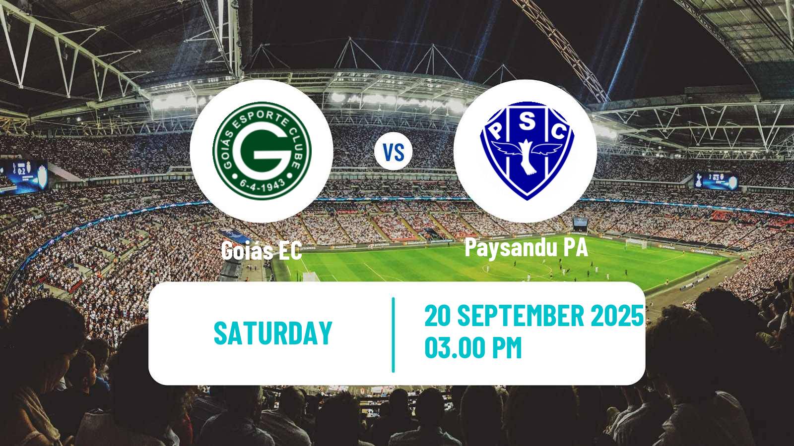 Soccer Brazilian Serie B Goiás - Paysandu
