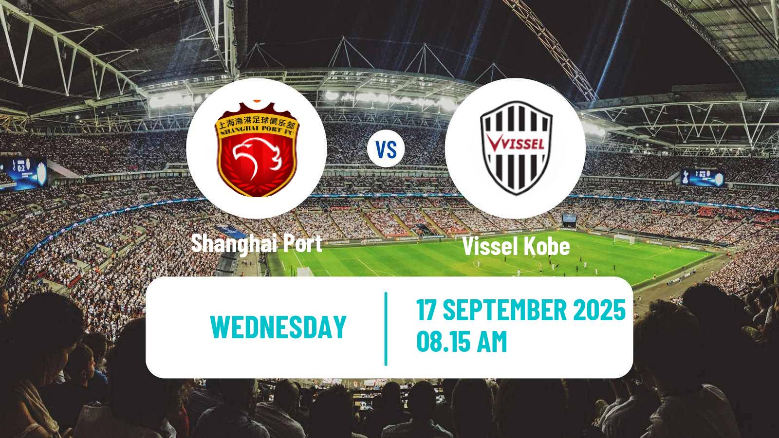 Soccer AFC Champions League Shanghai Port - Vissel Kobe