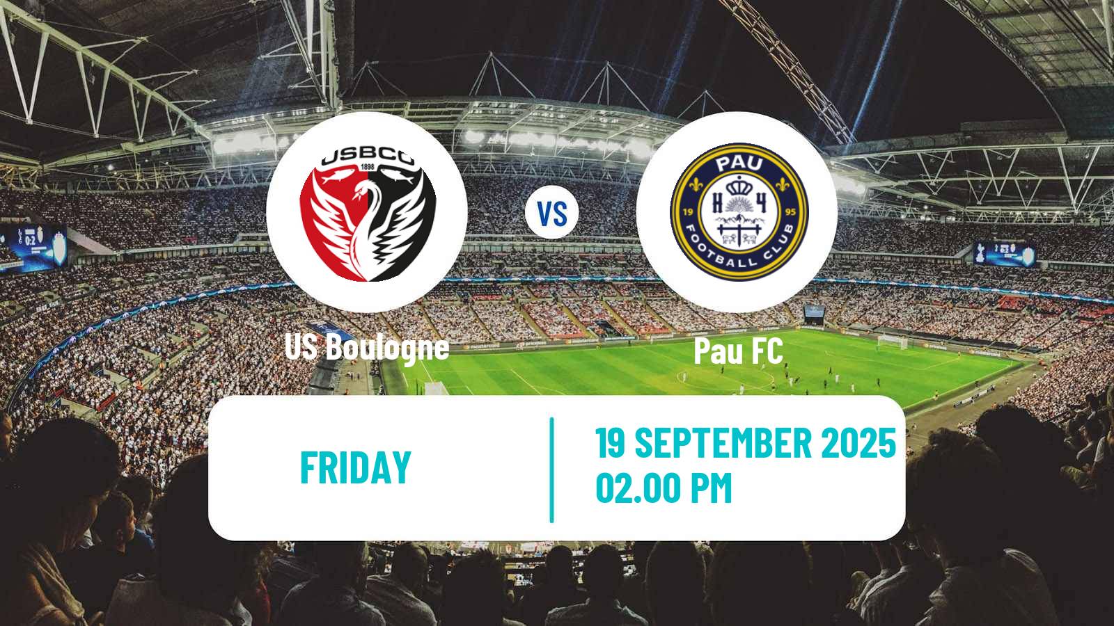 Soccer French Ligue 2 Boulogne - Pau
