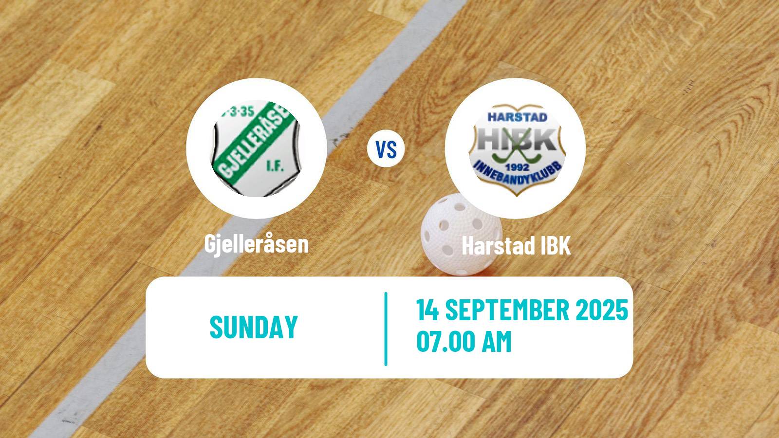 Floorball Norwegian Eliteserien Floorball Gjelleråsen - Harstad