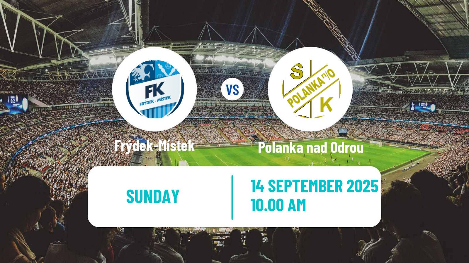 Soccer Czech MSFL Frýdek-Místek - Polanka nad Odrou