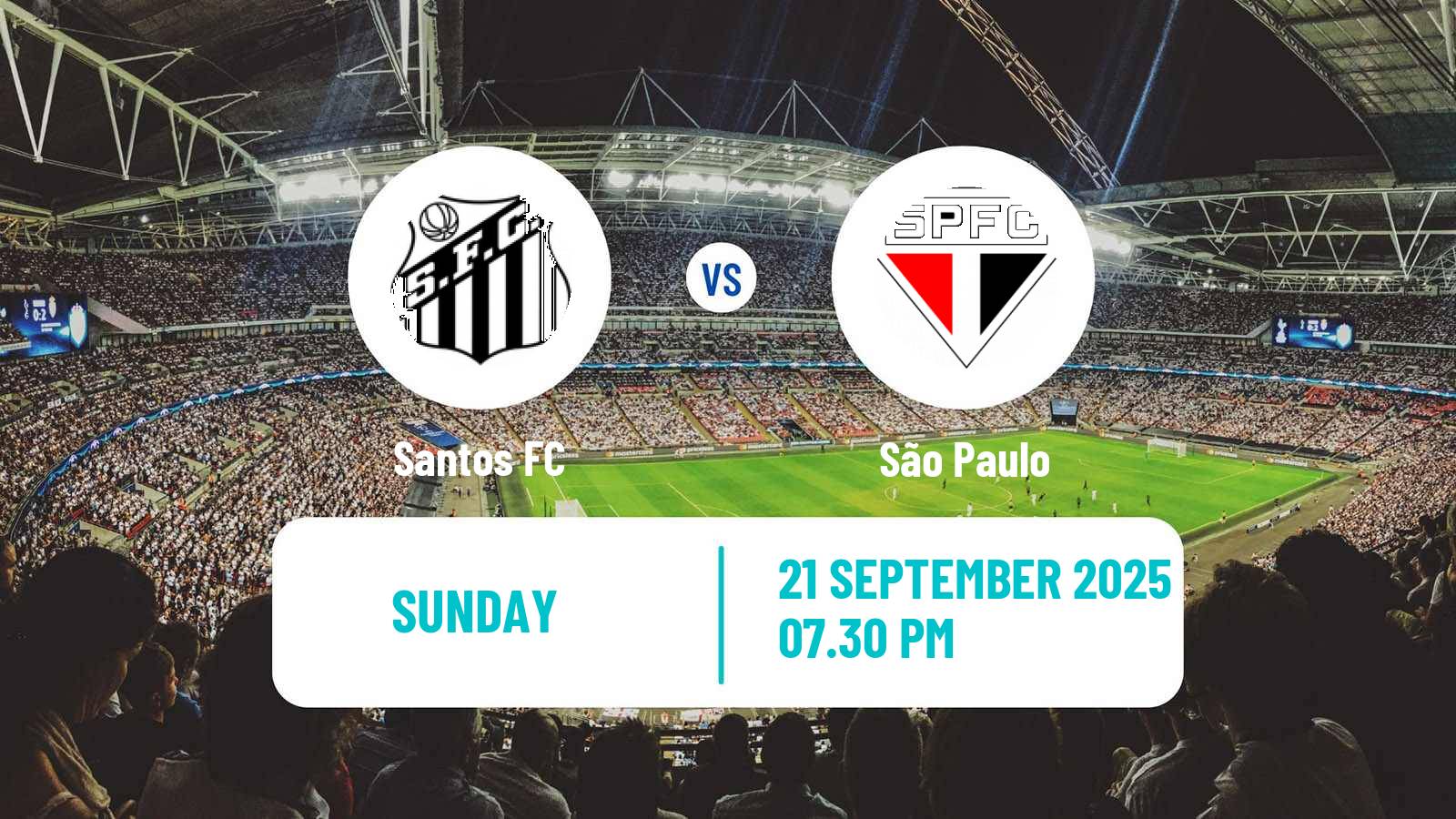 Soccer Brazilian Serie A Santos - São Paulo