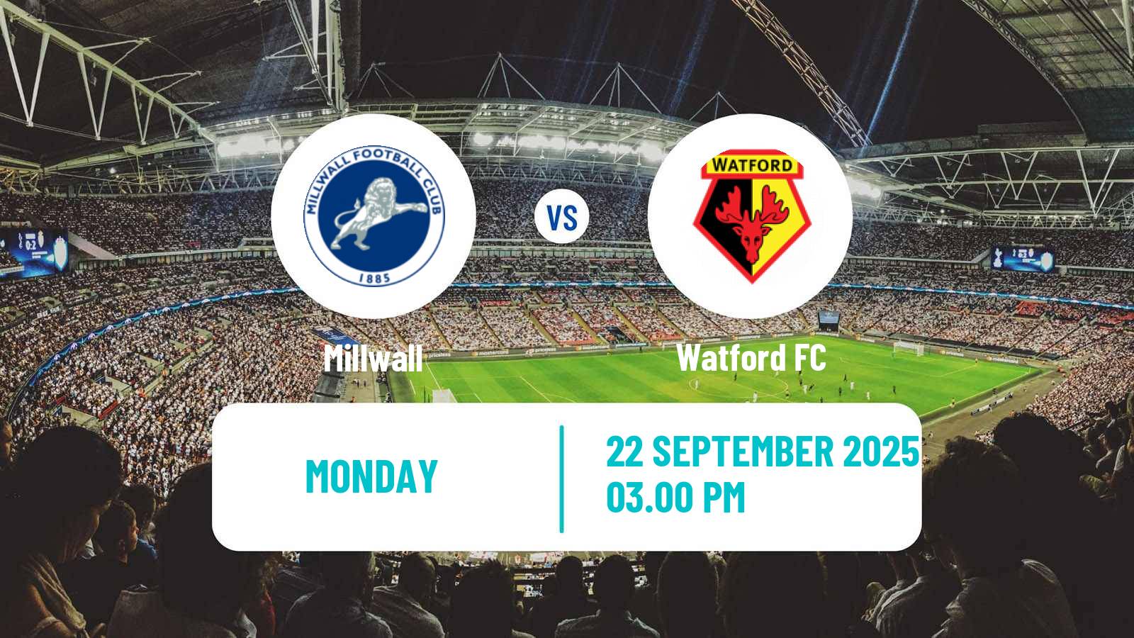 Soccer English League Championship Millwall - Watford