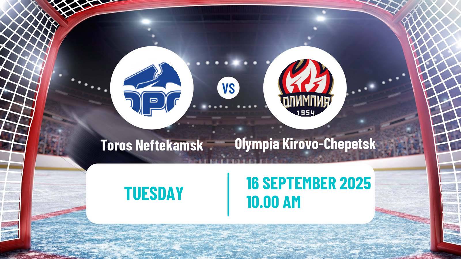 Hockey VHL Toros Neftekamsk - Olympia Kirovo-Chepetsk