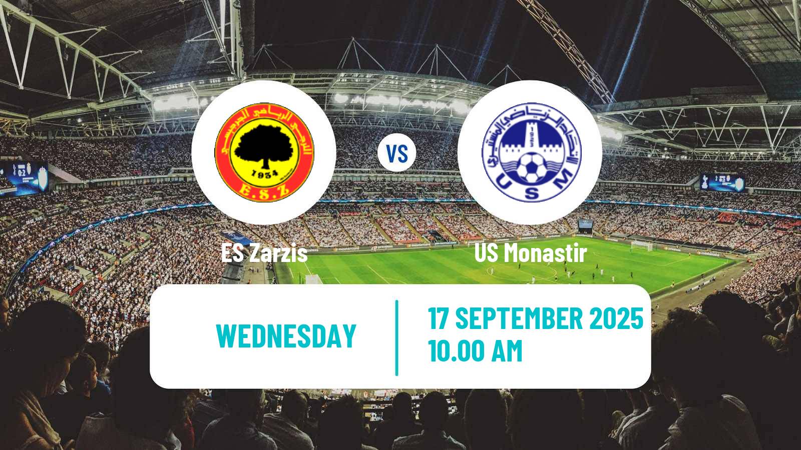 Soccer Tunisian Ligue Professionnelle 1 Zarzis - Monastir