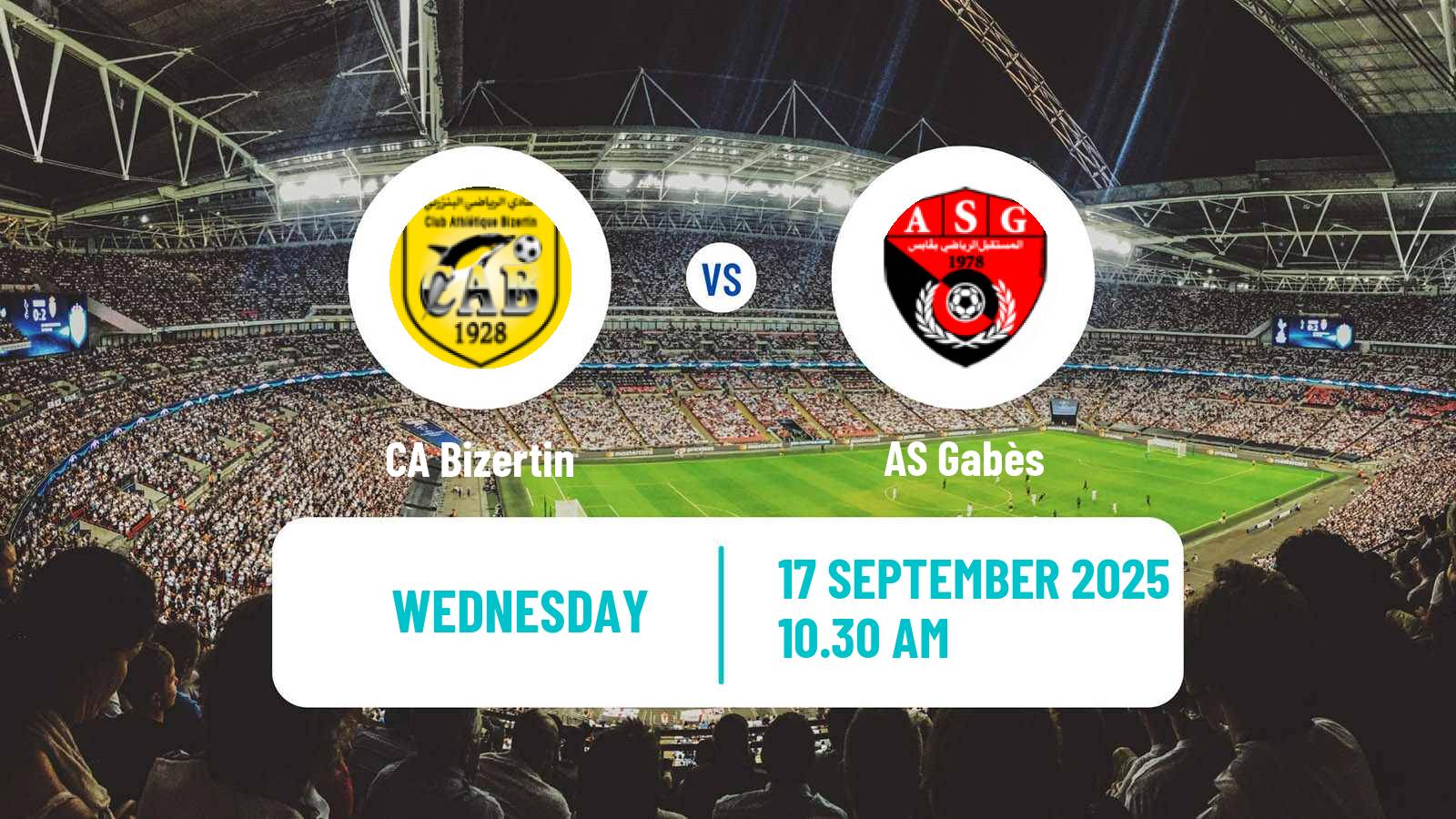 Soccer Tunisian Ligue Professionnelle 1 Bizertin - Gabès