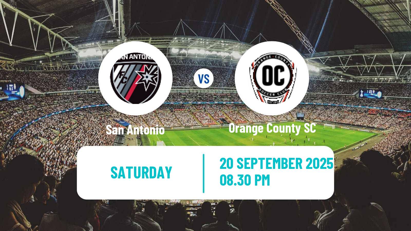 Soccer USL Championship San Antonio - Orange County SC