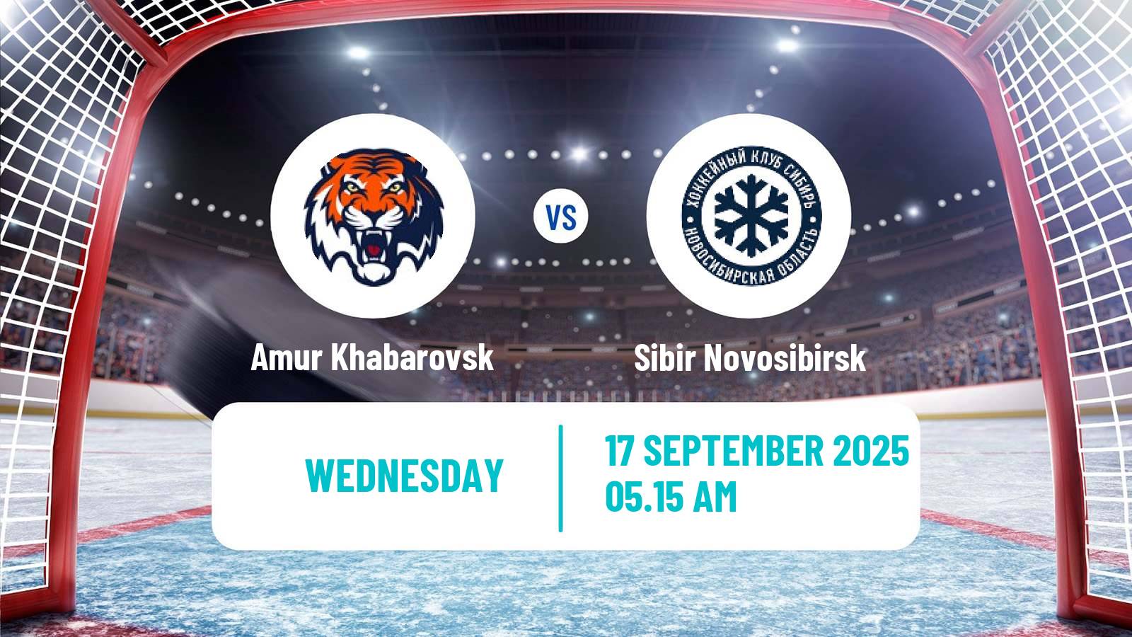 Hockey KHL Amur Khabarovsk - Sibir Novosibirsk